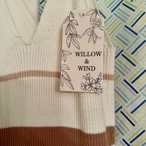 Striped Ribbed Knit Dress - Picture 3 of 5